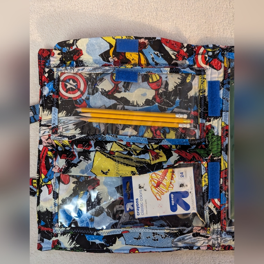 Marvel Art Caddy, Spiderman, Iron Man, Thor- Handmade - Picture 3 of 6